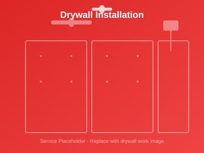 Drywall installation service
