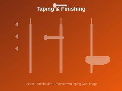 Drywall taping and finishing service